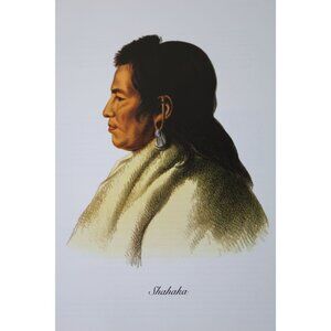 Native American Indian Print Shahaka Big White Mandan Chief 91300